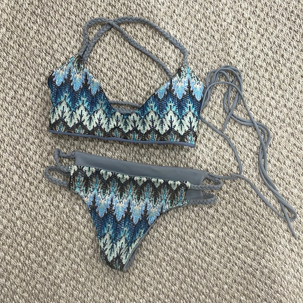 Designer Luxury Kaiea swimwear bikini set, based in Honolulu Hawaii